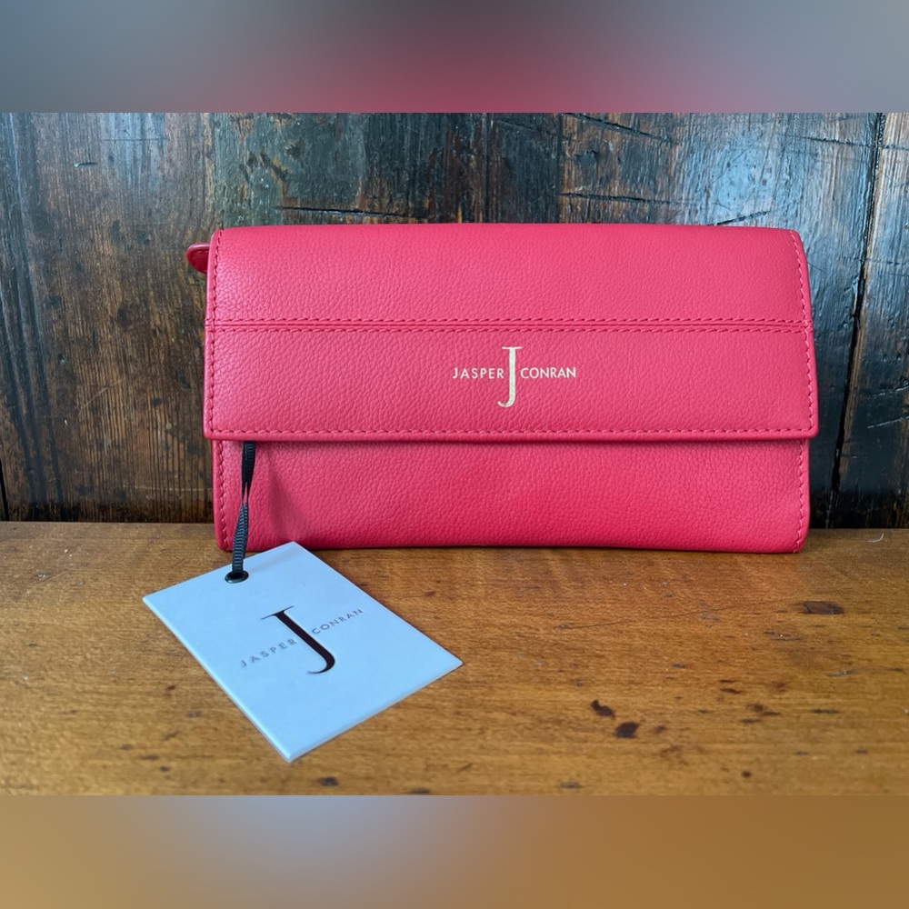 NWT Jasper Conran Women’s Red Leather Wallet